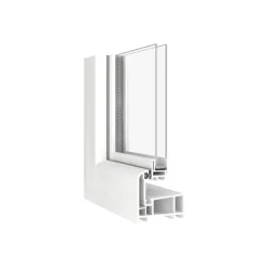 Kippfenster Q59 1000 x 600 mm ISO Glas weiss