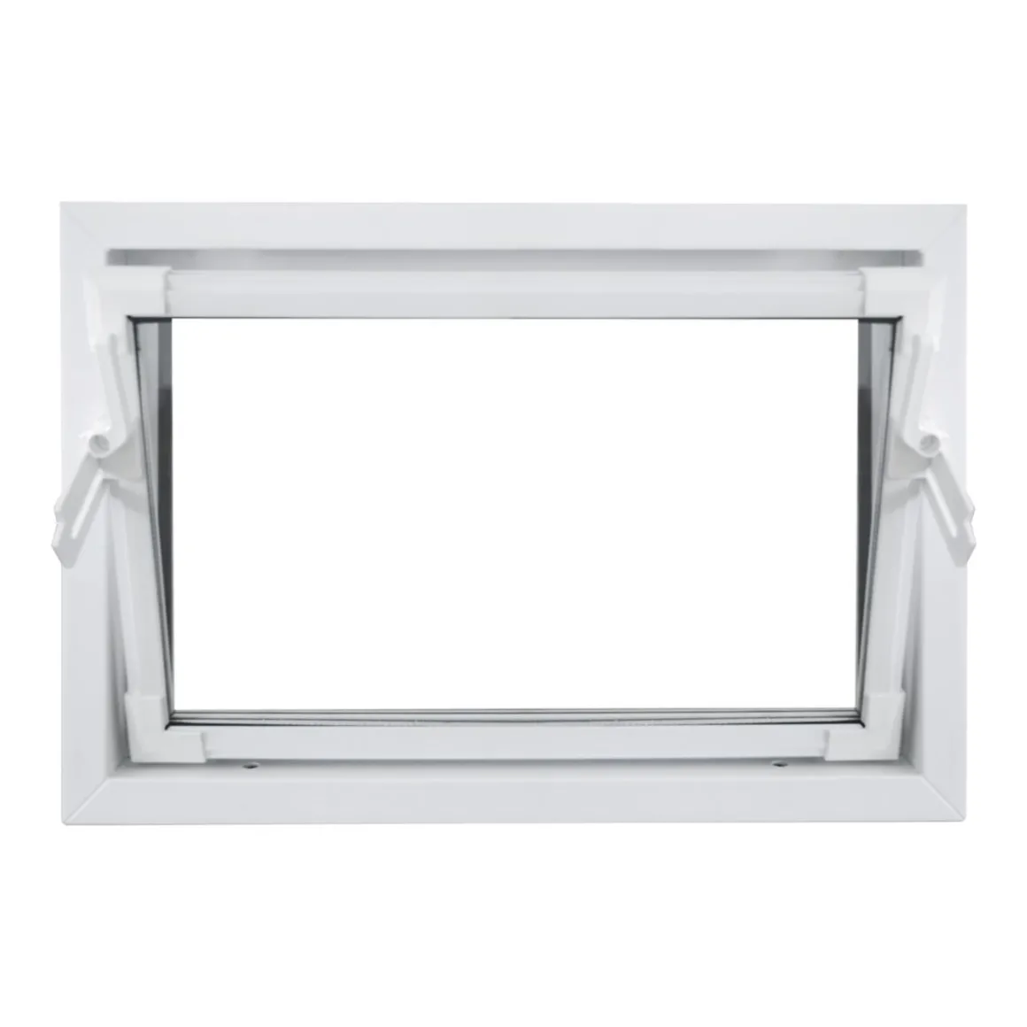 Kippfenster Q59 600x500mm ISO Glas weiss
