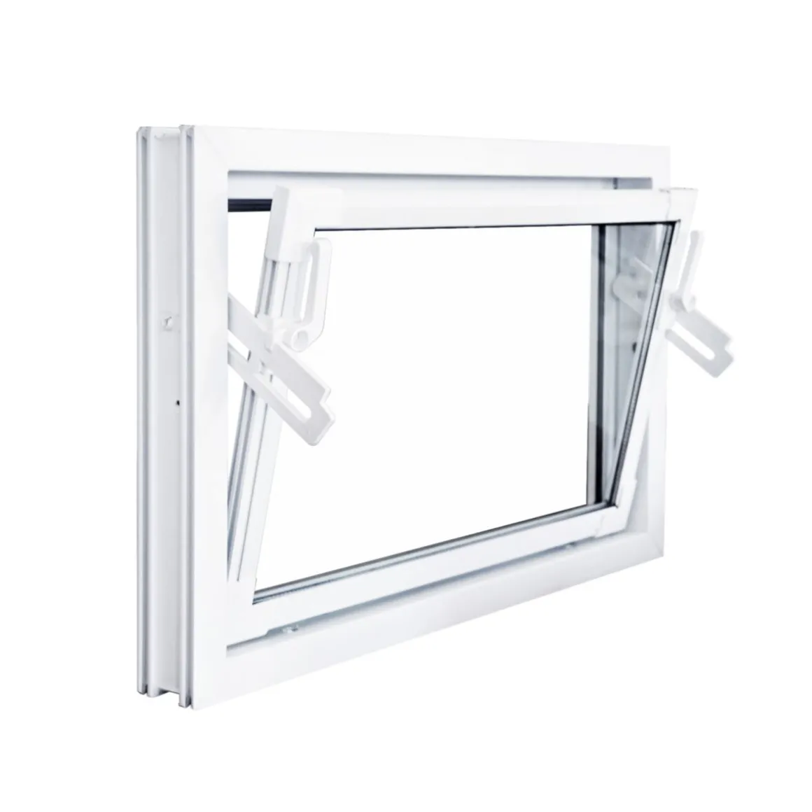 Kippfenster Q59 600x500mm ISO Glas weiss