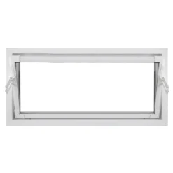 Kippfenster Q59 1000 x 500 mm ISO Glas weiss