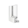 Kippfenster Q59 800 x 400 mm ISO Glas weiss