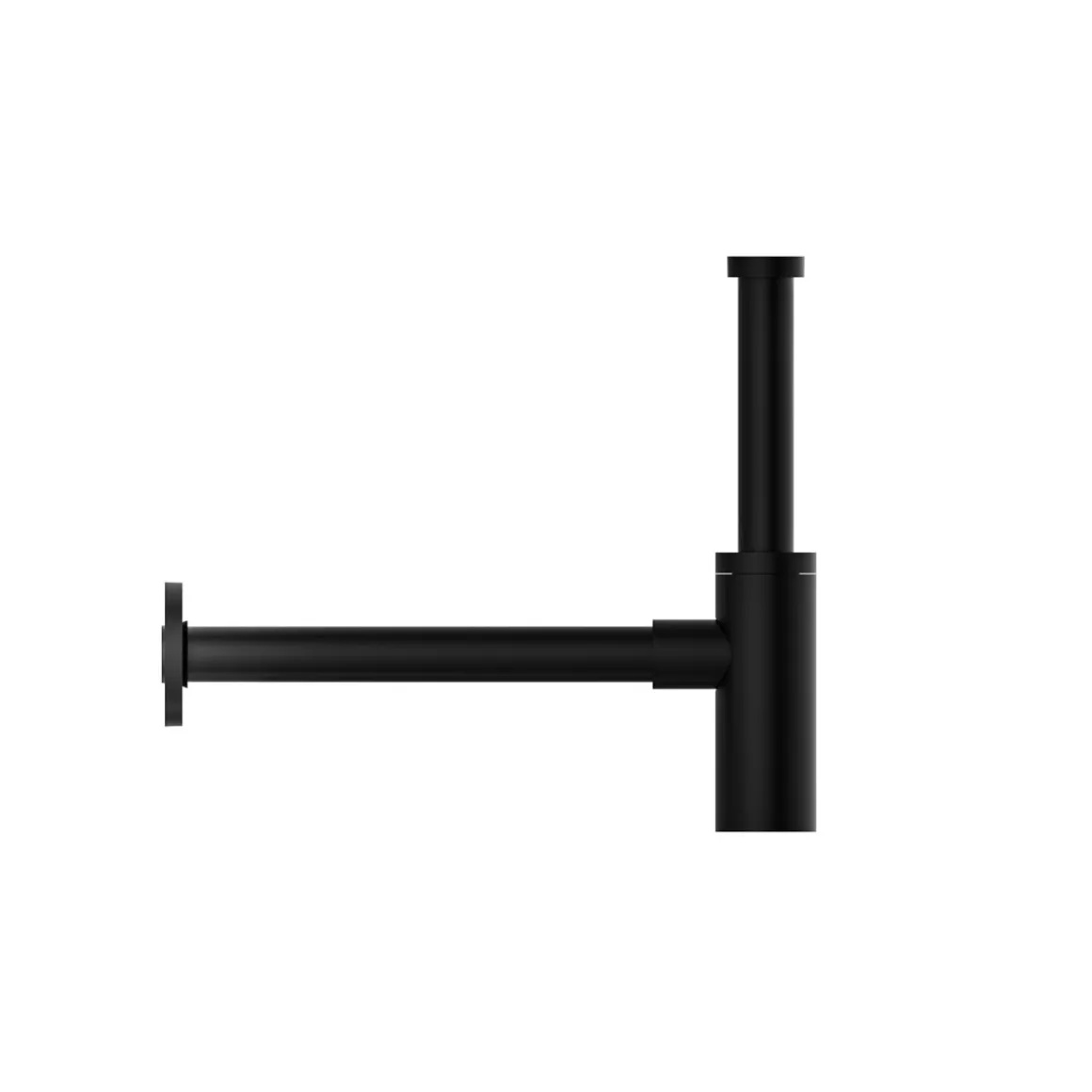 Kirchhoff Design-Flaschensiphon schwarz 1 1/4" x 32 mm rund