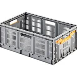 Klappbox grau 60 x 22 x 40 cm