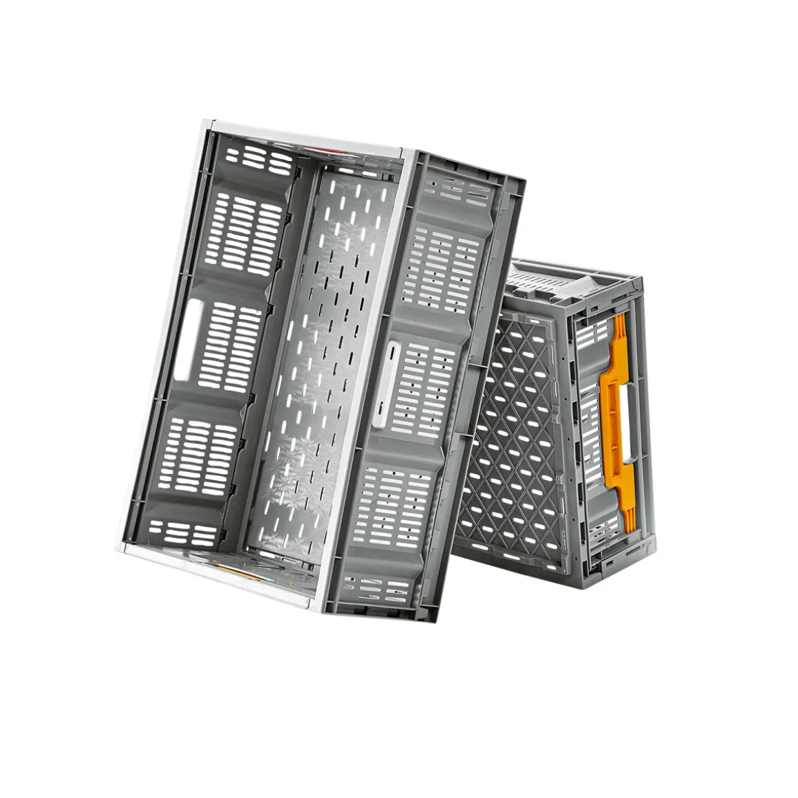 Klappbox grau 60 x 22 x 40 cm