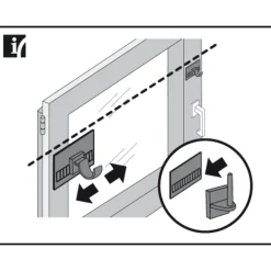 Klebehaken Universal weiß
