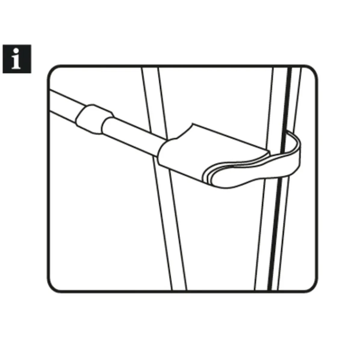 Klemmvitrage 10/12 mm 75-125 weiß
