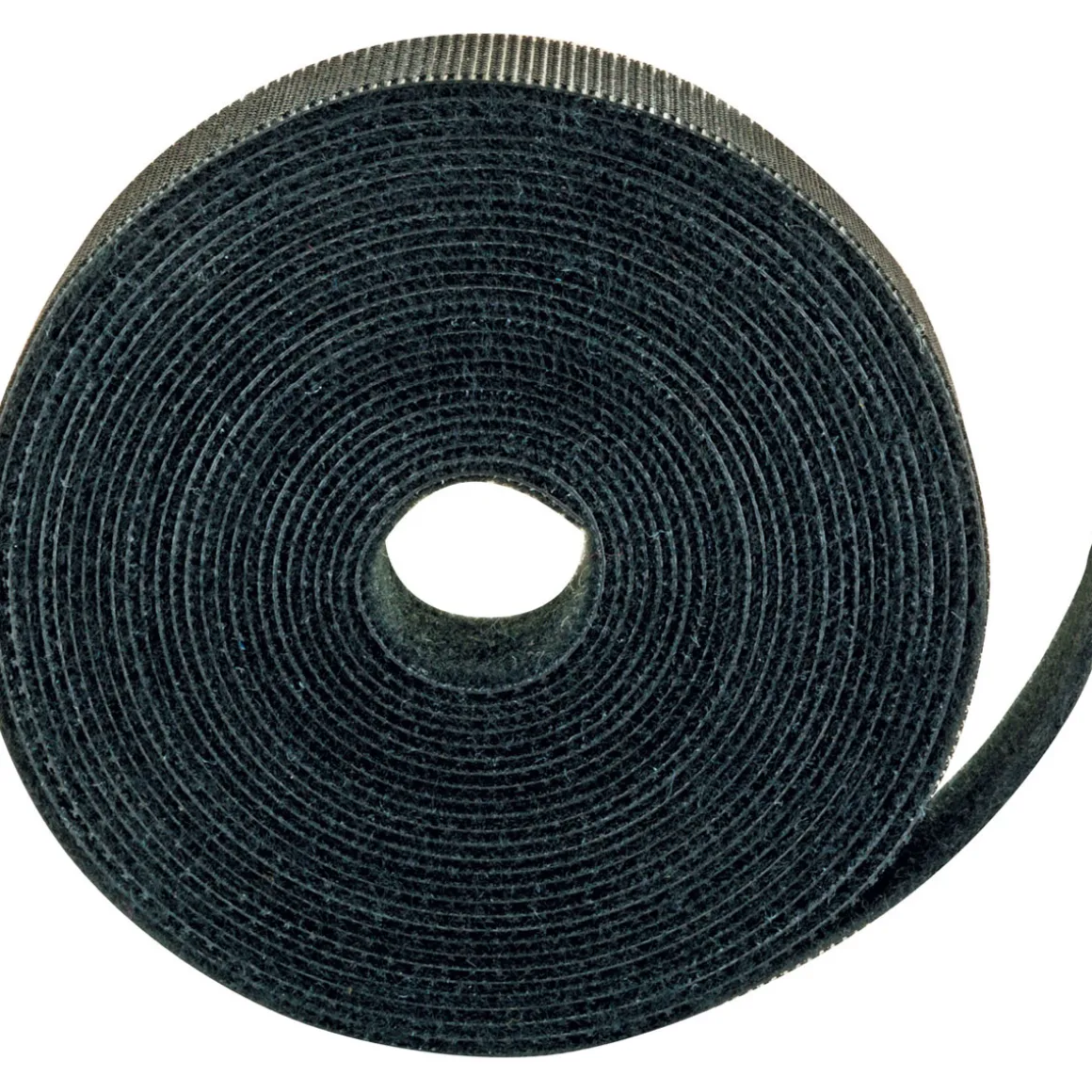 Klettband Rolle schwarz/3m