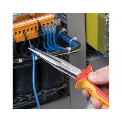 Knipex Flachrundzange VDE 20 cm