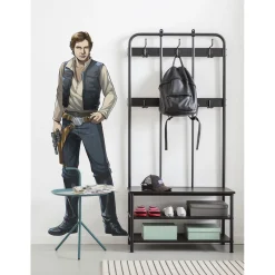 KomarSelbstklebende Vlies Wandtattoo Star Wars XXL Han Solo 127x196 cm