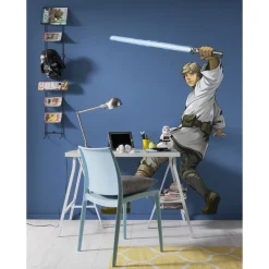 KomarSelbstklebende Vlies Wandtattoo Star Wars XXL Luke Skywalker 127x200 cm