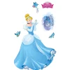 KomarSelbstklebende Vlies Wandtattoo Cinderella XXL 127x200 cm