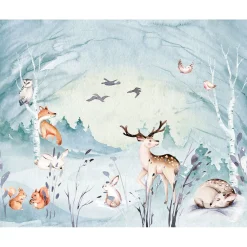 KomarVlies Fototapete Animal Sleepover 350x280 cm