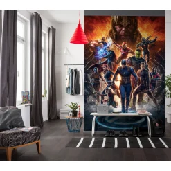 KomarVlies Fototapete Avengers vs Thanos 200x280 cm