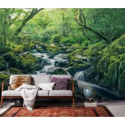 KomarVlies Fototapete Green Tales 400x250 cm