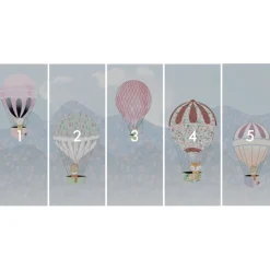 KomarVlies Fototapete Happy Balloon 500x250 cm
