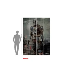 KomarVlies Fototapete Mandalorian Fight Posture 200x280 cm