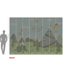 KomarVlies Fototapete Mountain Traveler 400x280 cm