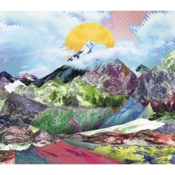 KomarVlies Fototapete Mountain Top 300x250 cm