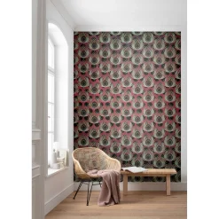 KomarVlies Fototapete Paon Rouge 200x280 cm
