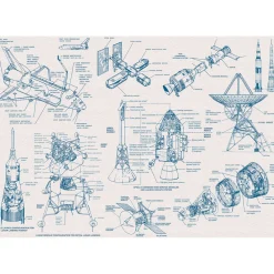 KomarVlies Fototapete Spacecraft Architecture 400x280 cm