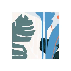 KomarVlies Fototapete Tropical Shapes 300x280 cm
