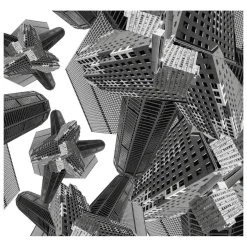 KomarVlies Fototapete Urban Structure 250x250 cm
