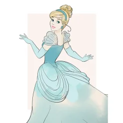 KomarWandbild Cinderella Beauty 40x50 cm
