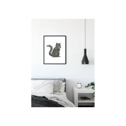 KomarWandbild Cute Animal Cat 50x70 cm