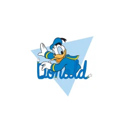 KomarWandbild Donald Duck Triangle 50x70 cm