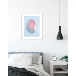 KomarWandbild Happy Balloon Blue 50x70 cm