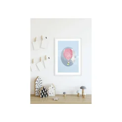 KomarWandbild Happy Balloon Blue 50x70 cm