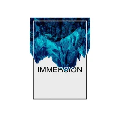 KomarWandbild Immersion Blue 50x70 cm