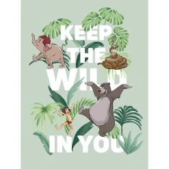 KomarWandbild Jungle Book Keep the Wild 50x70 cm