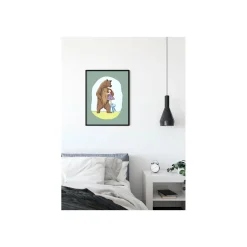 KomarWandbild Lili and Bear 50x70 cm