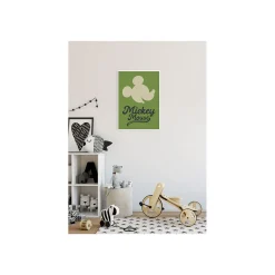 KomarWandbild Mickey Mouse Green Head 40x50 cm