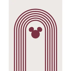 KomarWandbild Minimal Mickey 40x50 cm