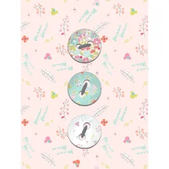 KomarWandbild Minnie Mouse Buttons 40x50 cm