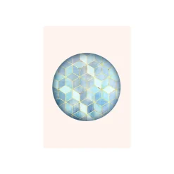 KomarWandbild Mosaik Circle Azzuro 50x70 cm