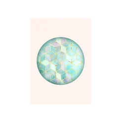 KomarWandbild Mosaik Circle Verde 50x70 cm