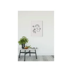 KomarWandbild Scribble Bunny 50x70 cm