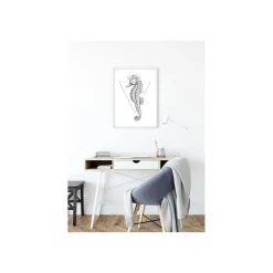 KomarWandbild Sea Horse White 50x70 cm