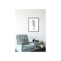 KomarWandbild Sea Horse White 50x70 cm