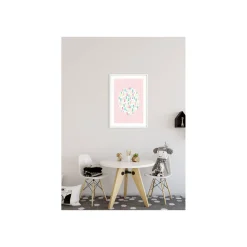 KomarWandbild Shelly Patterns Rose 40x50 cm