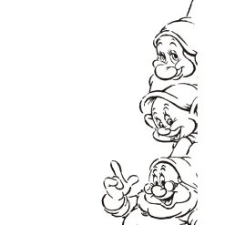 KomarWandbild Snow White Dwarves 50x70 cm