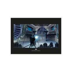 KomarWandbild Star Wars Classic Vader Luke Throneroom 70x50 cm