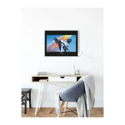KomarWandbild Star Wars Classic Hoth Battle AT-AT 70x50 cm