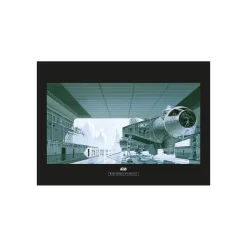 KomarWandbild Star Wars Classic Hangar Shuttle 70x50 cm