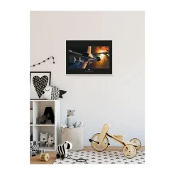 KomarWandbild Star Wars Classic Endor Orbit War 70x50 cm
