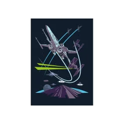 KomarWandbild Star Wars Classic Vector X-Wing 40x50 cm