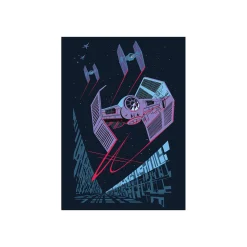 KomarWandbild Star Wars Classic Vector TIE-Fighter 40x50 cm